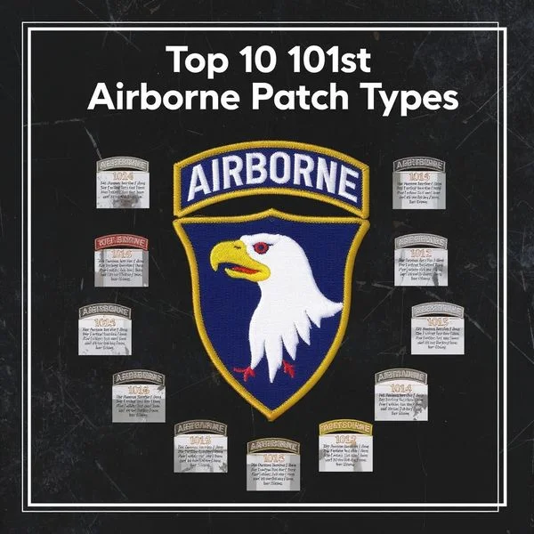 101st Airborne Patch Types