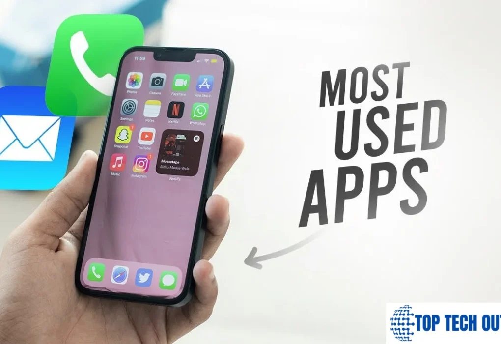 Most used mobile apps on smartphone in 2026